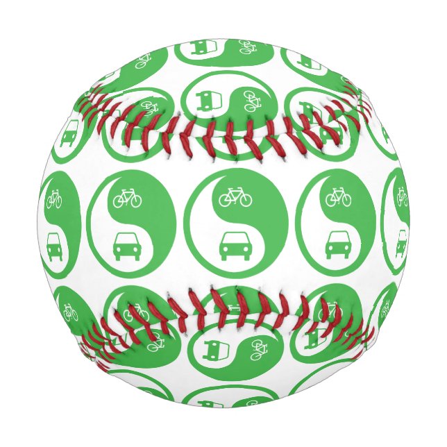 Balle De Baseball Partager la route Yin Yang (Devant)