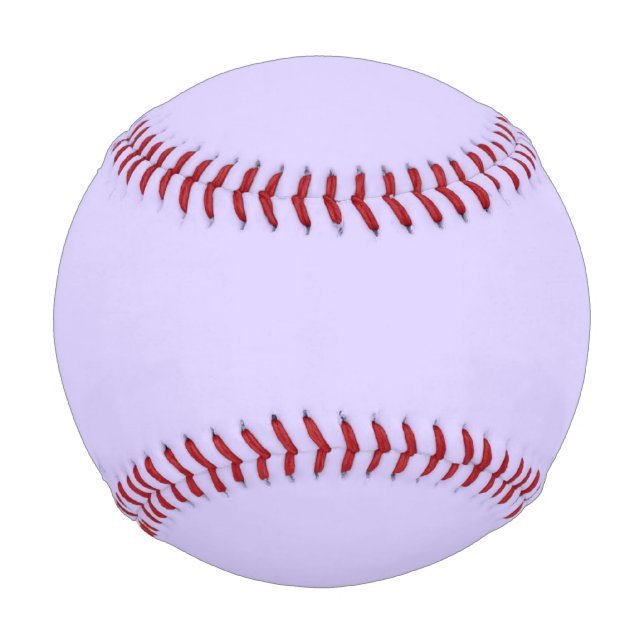 Balle De Baseball Pastel Lilac couleur solide | Classique | Élégant (Devant)