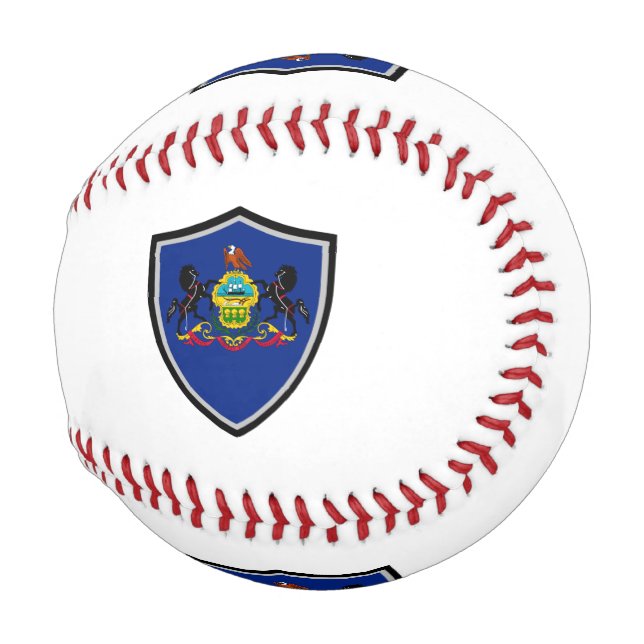 Balle De Baseball Pavillon de la Pennsylvanie (Devant Droite)