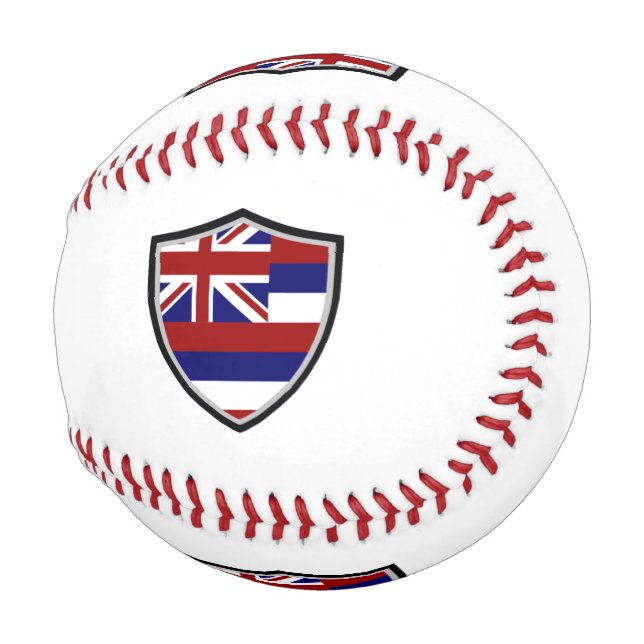 Balle De Baseball Pavillon Hawaii de baseball (Devant Droite)