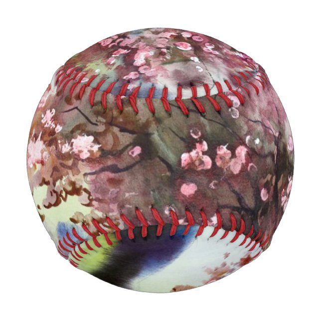Balle De Baseball Paysage de peinture aquarelle (Devant)
