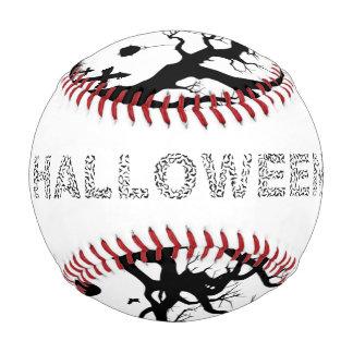 Balle De Baseball Pelota de Béisbol Halloween Castillo y Murciélagos
