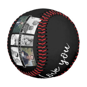 Balle De Baseball Père noir avec enfants et famille Papa 6 Photo