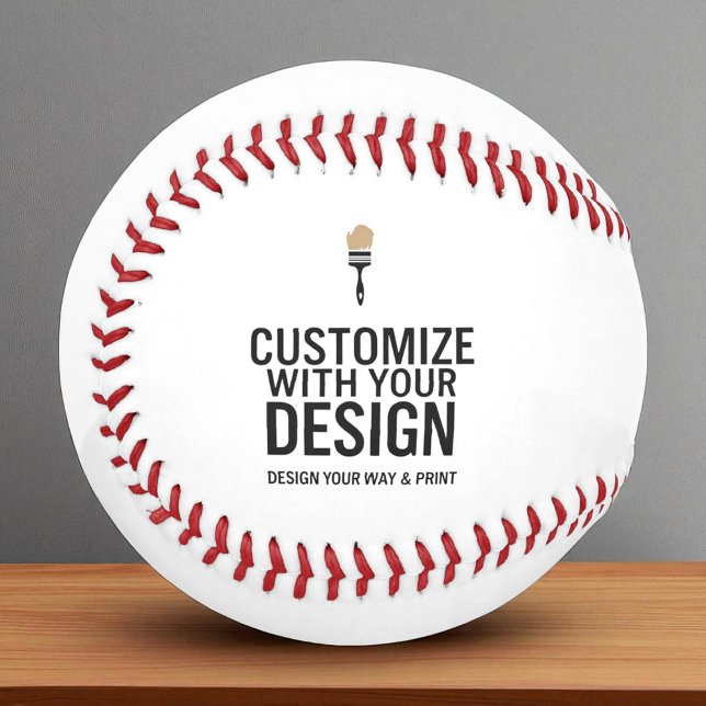 Balle De Baseball Personnalisé Minimaliste Entreprise Marquée Person (Créateur téléchargé)