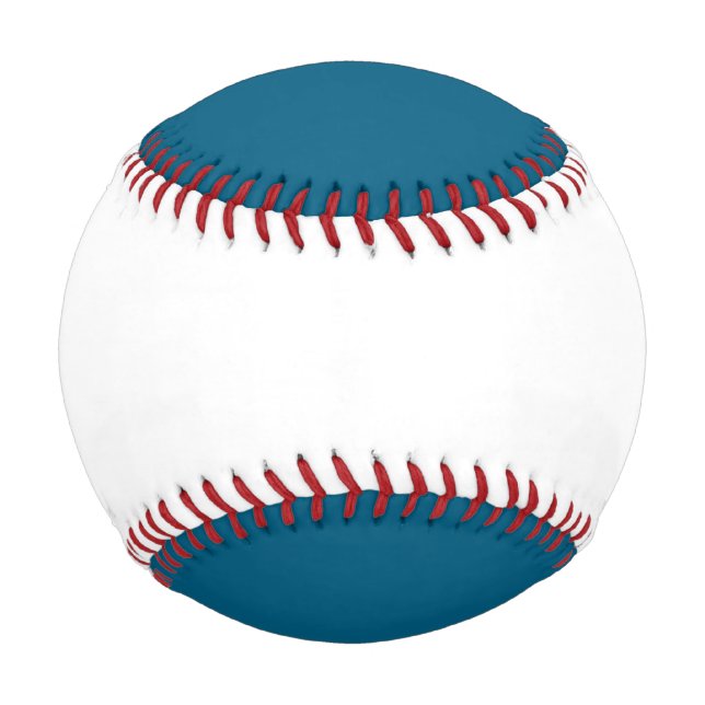 Balle de baseball personnalisée Ocean Blue (Devant)