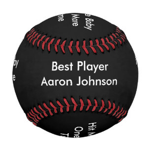 Balle De Baseball Personnaliser le nom frapper mon bébé une fois de