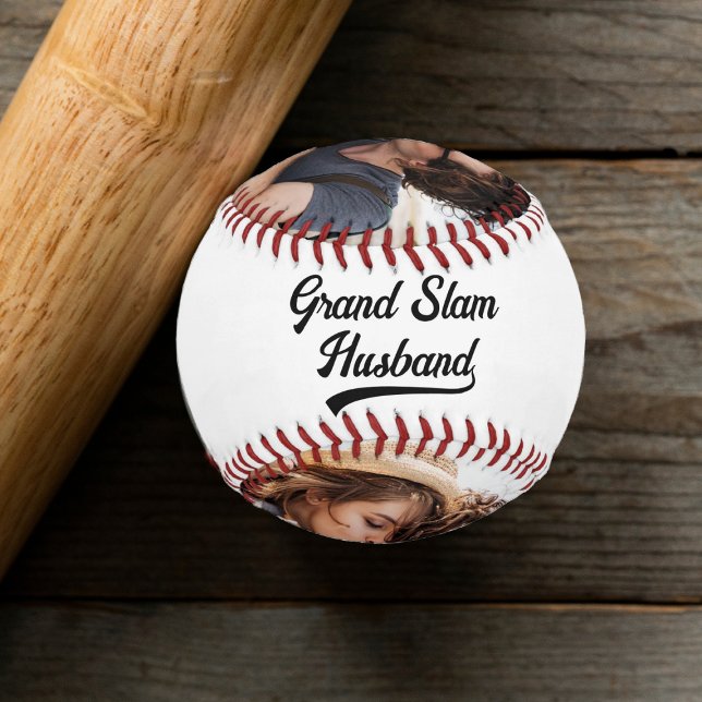 Balle De Baseball Photo du meilleur mari (Créateur téléchargé)