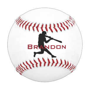 Balle De Baseball Photo d'un joueur de baseball sur une base-ball