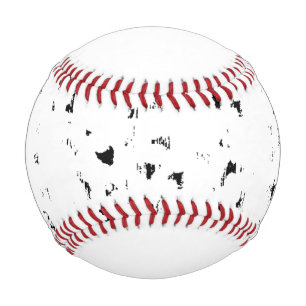 Balle De Baseball photo en noir et blanc de gouttes de pluie