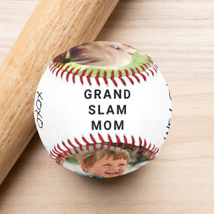 Balle De Baseball Photo personnalisée de Maman