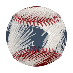 Balle De Baseball Plumes volantes blanches