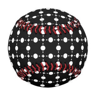 Balle De Baseball Pois blancs, Motif à points Polka, points, pointil
