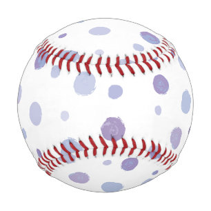 Balle De Baseball pois peint à la main