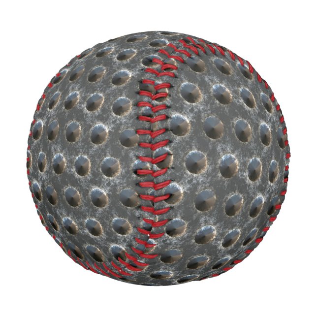 Balle De Baseball Polka Dot Arrière - plan de style industriel perso (Angle)