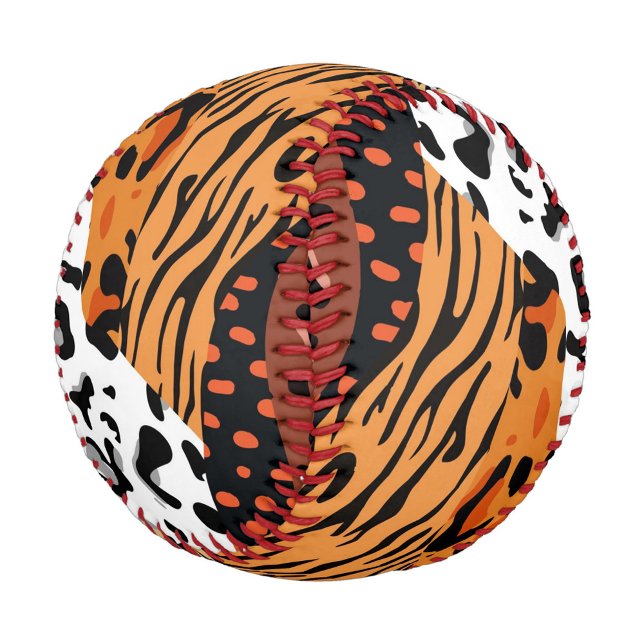 Balle De Baseball Poster de animal africain (Africa Animal Print Baseball!)