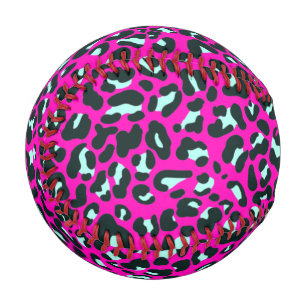Balle De Baseball Poster de animal de Cheetah Leopard rose moderne