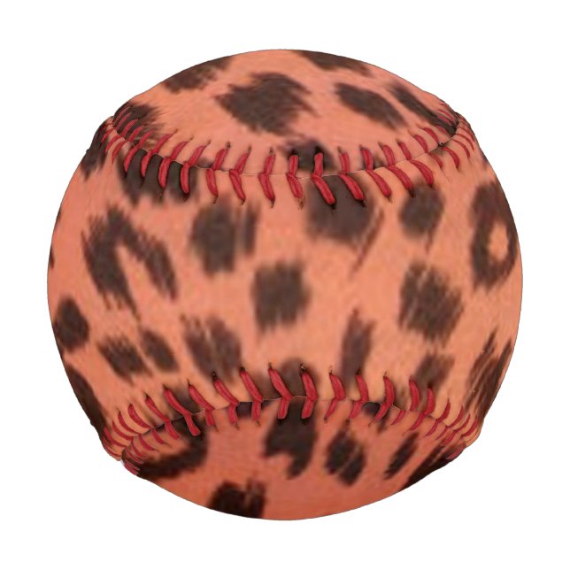 BALLE DE BASEBALL POSTER DE ANIMAL ROSE (Devant)