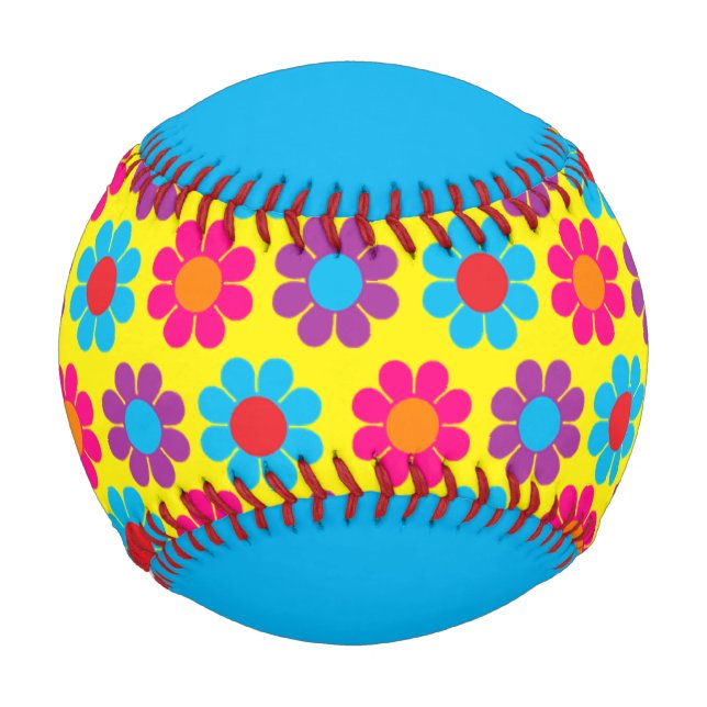 Balle De Baseball Pouvoir des Fleurs (Devant)