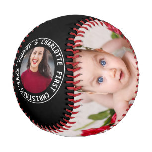 Balle De Baseball Premier Noël Personnalisé L'Une D'Une Type Photo