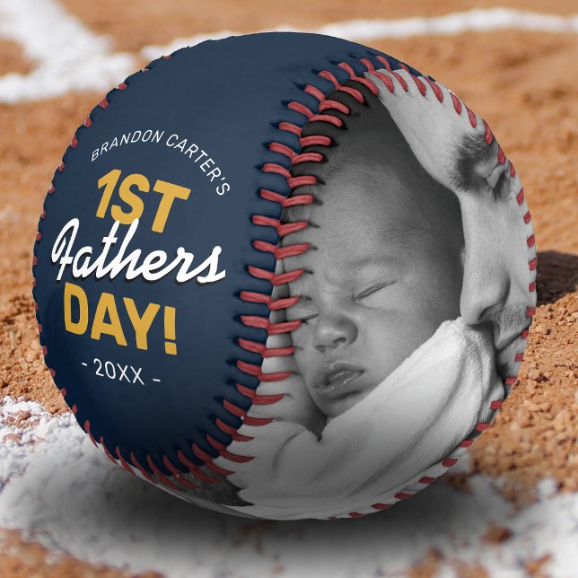 Balle De Baseball Première fête des pères Papa (Créateur téléchargé)