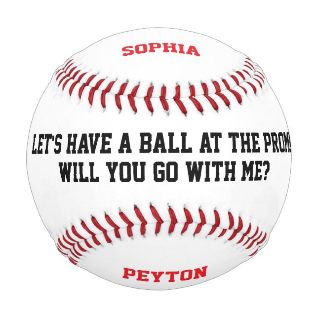 Balle De Baseball Prom Proposal Promposal (Devant)