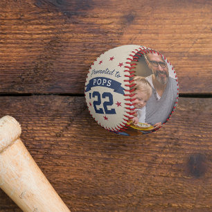 Balle De Baseball Promoté en Pops Nouveau grand-père photo