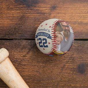 Balle De Baseball Promu à Abuelito   Nouveau grand-père photo