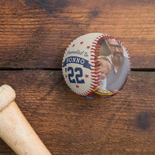 Balle De Baseball Promu à Nonno Nouveau grand-père photo