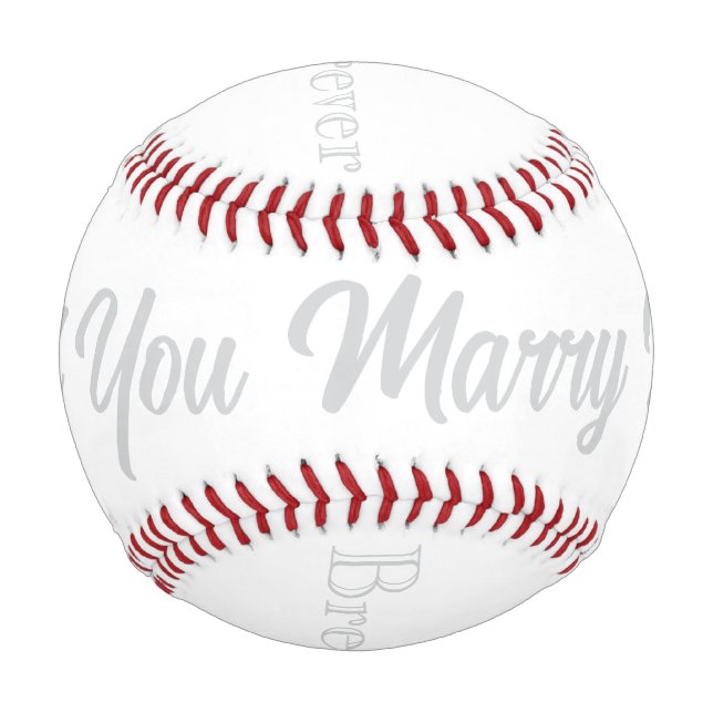 Balle De Baseball Proposition de mariage Baseball HAMbyWG (Devant)