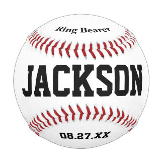Balle De Baseball Proposition du porteur de bague cadeau de l'ours d