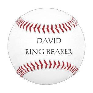 Balle De Baseball Proposition du porteur de bague Mariage de nom per