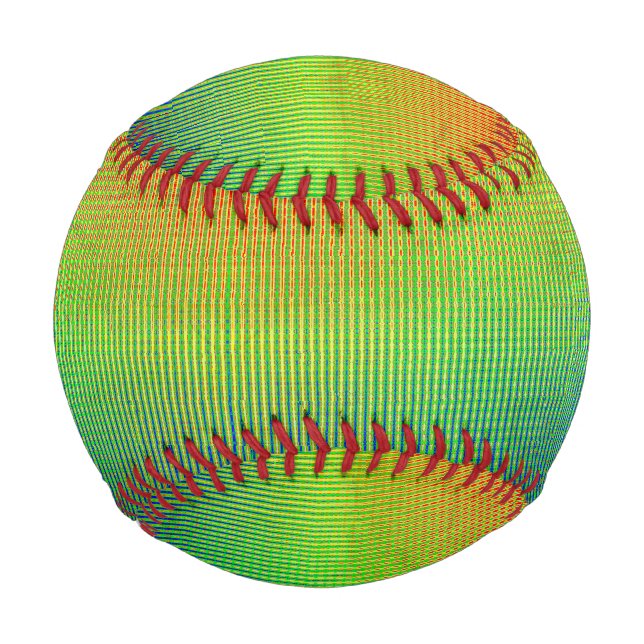 Balle De Baseball Psychédélique 2 Baseball (Devant)