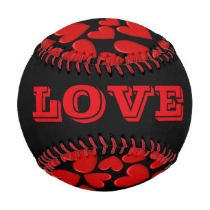 Balle De Baseball Puffy Hearts