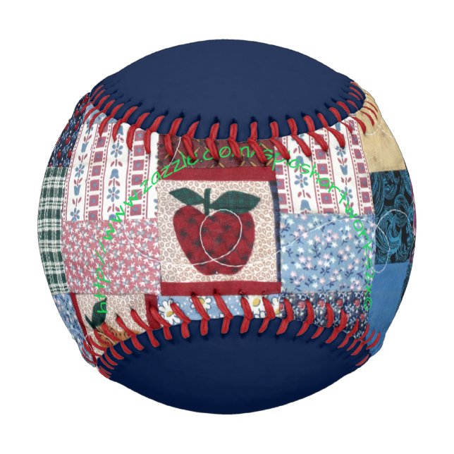 Balle De Baseball "Quilté" (Devant)