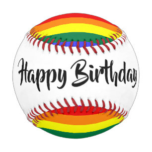 Balle De Baseball #rainbow Birthday baseball par dalDesignNZ