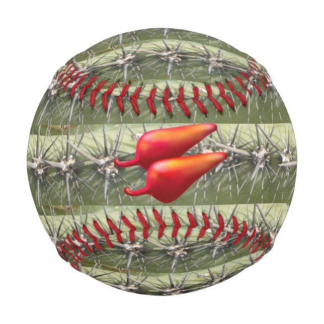 Balle De Baseball Red Chili Peppers cactus baseball (Devant)