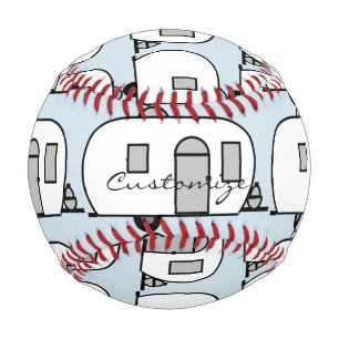 Balle De Baseball Remorque Caravan Chez customisée