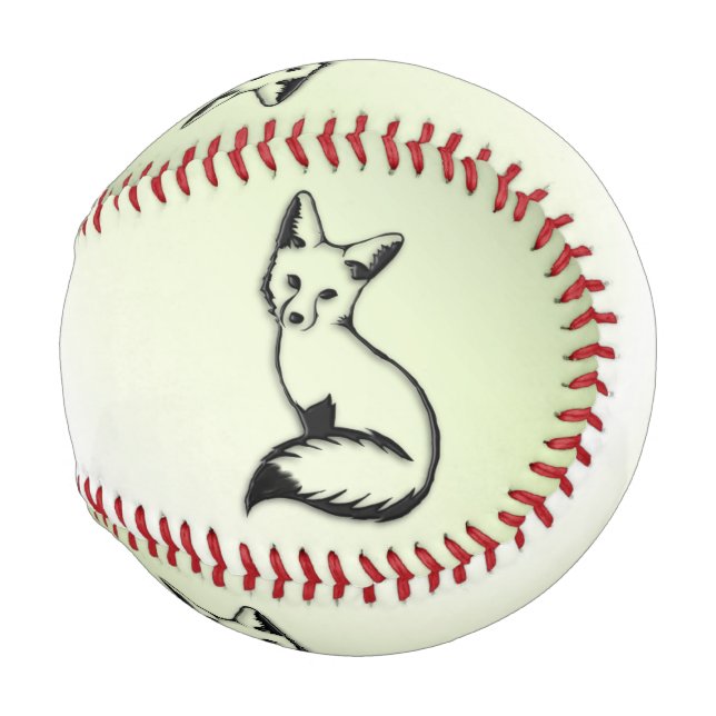 Balle De Baseball Renard vert (Dos Gauche)