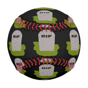 Balle De Baseball Repose en paix sur le baseball Tombstone