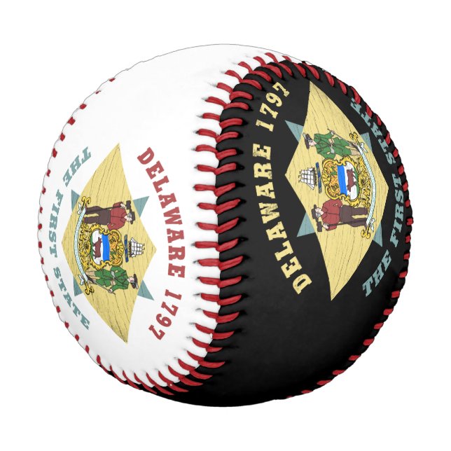 BALLE DE BASEBALL RETARD 1797 LE PREMIER DRAPEAU D'ÉTAT (Angle)