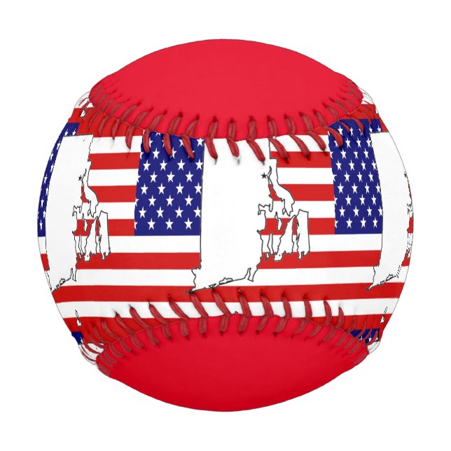 BALLE DE BASEBALL RHODE ISLAND (Devant)