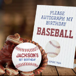 Balle De Baseball Rookie de l'année 1er anniversaire garçon<br><div class="desc">Voici le cadeau parfait pour le premier anniversaire de votre petit fan de baseball - le Baseball Personnalisé avec une touche spéciale! Ce baseball de haute qualité est fait de matériaux durables et présente un design blanc classique avec couture rouge. D'un côté de la balle, vous pouvez la personnaliser avec...</div>