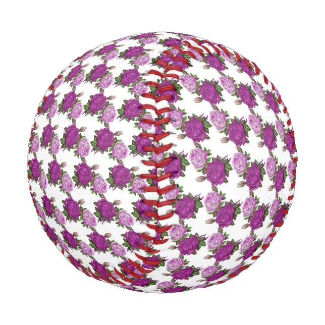 Balle De Baseball Rose (Angle)