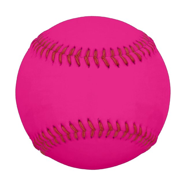 Balle De Baseball Rosé profond (Devant)