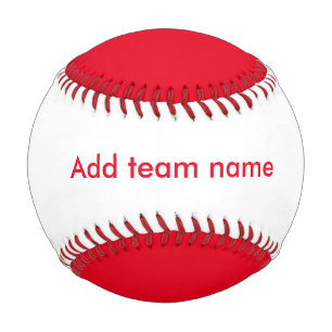 Balle De Baseball Rouge et blanc
