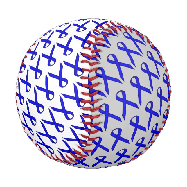 Balle De Baseball Ruban Blue Standard par Kenneth Yoncich (Angle)