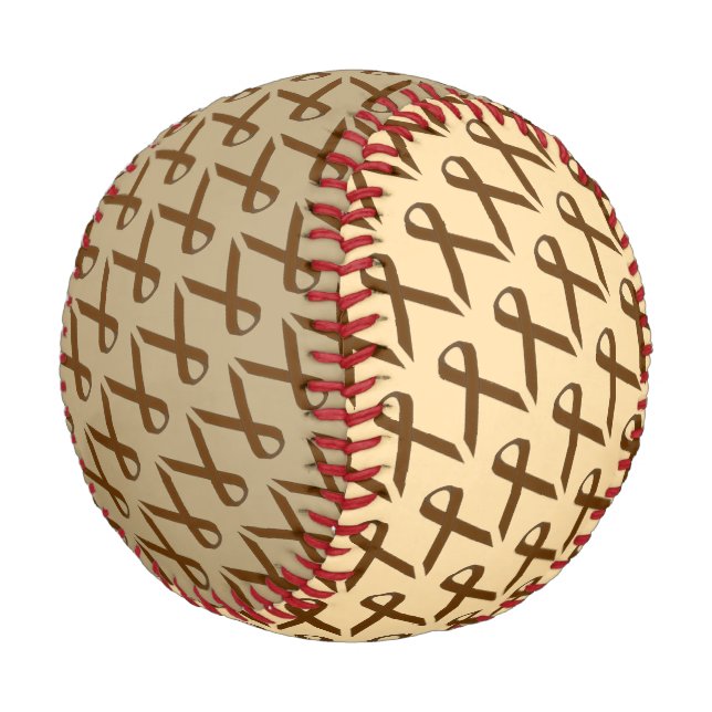 Balle De Baseball Ruban Brown standard par Kenneth Yoncich (Angle)
