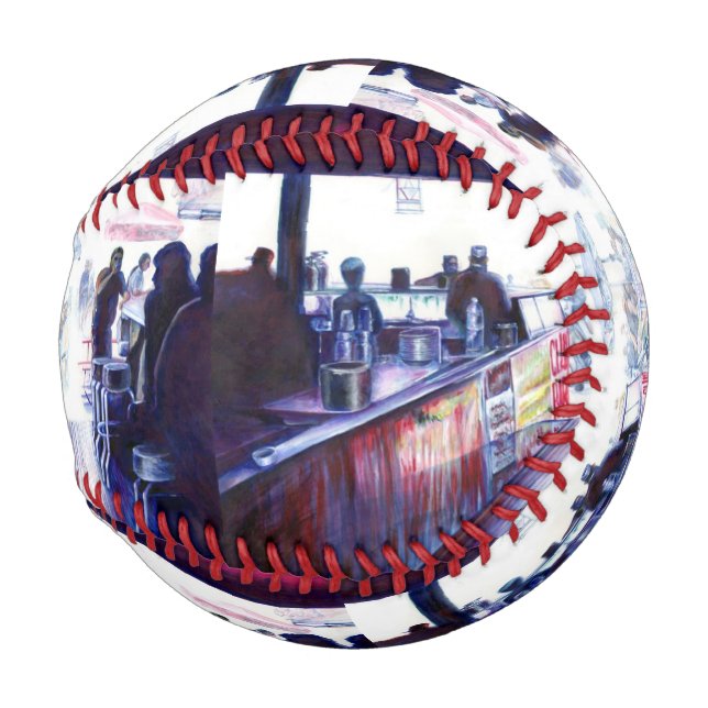 Balle De Baseball Ruby's, Coney Island, New York (Devant Droite)