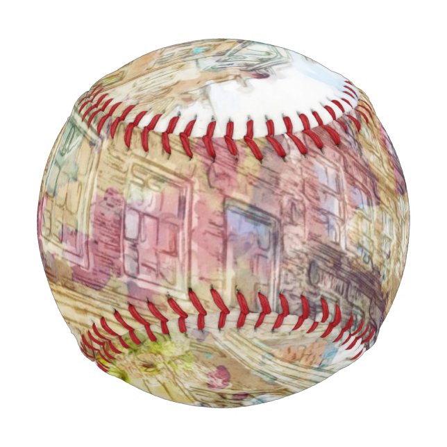 Balle De Baseball Rues du Vieux Amsterdam (Devant)