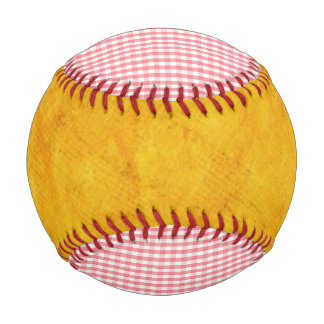 Balle De Baseball Rupydetequila Gingahm rose jaune déprimé